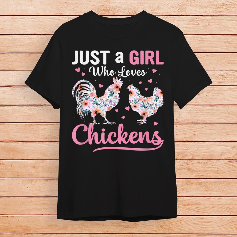Funny chicken farmer design for women and girls T-Shirt Unisex Standard T-Shirt black s