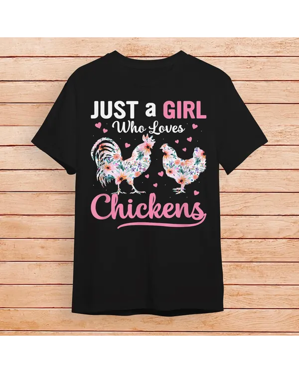 Funny chicken farmer design for women and girls T-Shirt